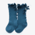 chaussettes nœud papillon enfant bleu
