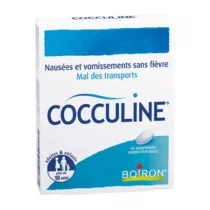 Boiron Cocculine 40 comprimés médicament anti-nausée