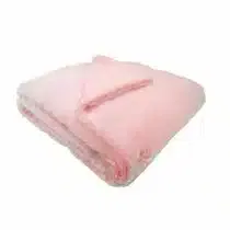 couverture bébé microfibre Domiva lait fraise
