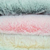 couverture bébé microfibre Domiva lait fraise