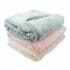 couverture bébé microfibre Domiva lait fraise