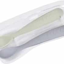 cuillères en silicone avec étui de voyage – Beaba