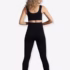 legging grossesse soutien ventral et dorsal Carriwell Noir S