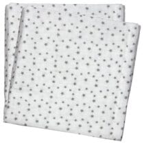 langes bébé mousseline étoiles 72x72 Les Chatounets