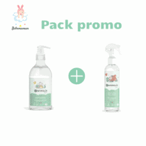 Pack Centifolia Bébé liquide vaisselle et nettoyant multiusages