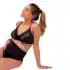 soutien-gorge d’allaitement en dentelle douce Carriwell noir S