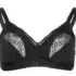 soutien-gorge d’allaitement en dentelle douce Carriwell noir S