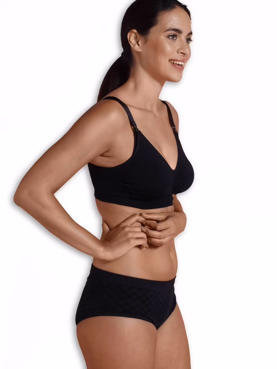 soutien-gorge rembourré maternité allaitement Carriwell noir (7) bebemaman