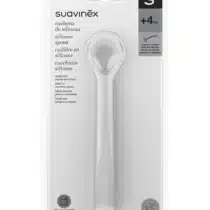 cuillère ergonomique silicone suavinex blanche