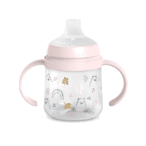 suavinex biberon avec anses anti colic 150ml rose