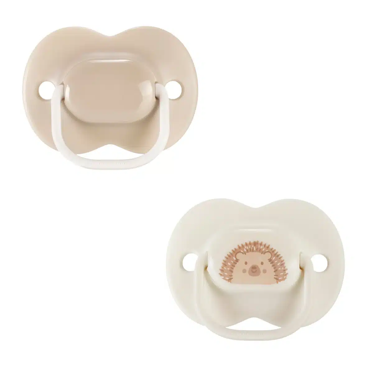 Tommee tippee Lot de 2 sucettes symétriques 0-6m beige