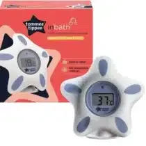 Thermomètre numérique Tommee Tippee bain et chambre bébé