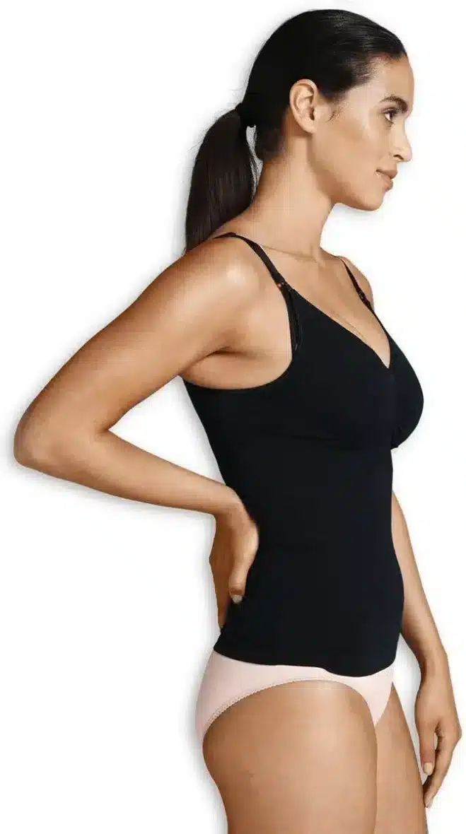 top d’allaitement gainant XL noir Carriwell (2) bebemaman