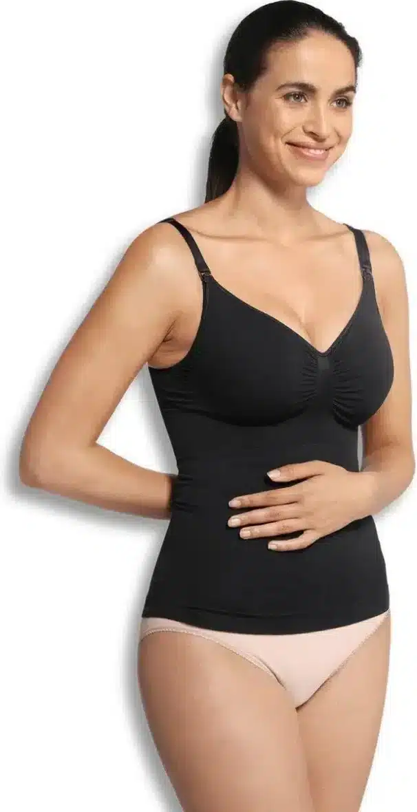 top d’allaitement gainant XL noir Carriwell (3) bebemaman