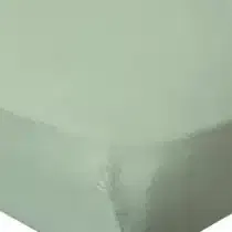 Domiva Lot Alèse imperméable + Drap housse 70×140cm Blanc et Vert