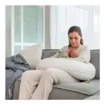 Doomoo coussin de grossesse et d’allaitement Buddy Silver Dots