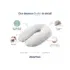 Doomoo coussin de grossesse et d’allaitement Buddy Silver Dots