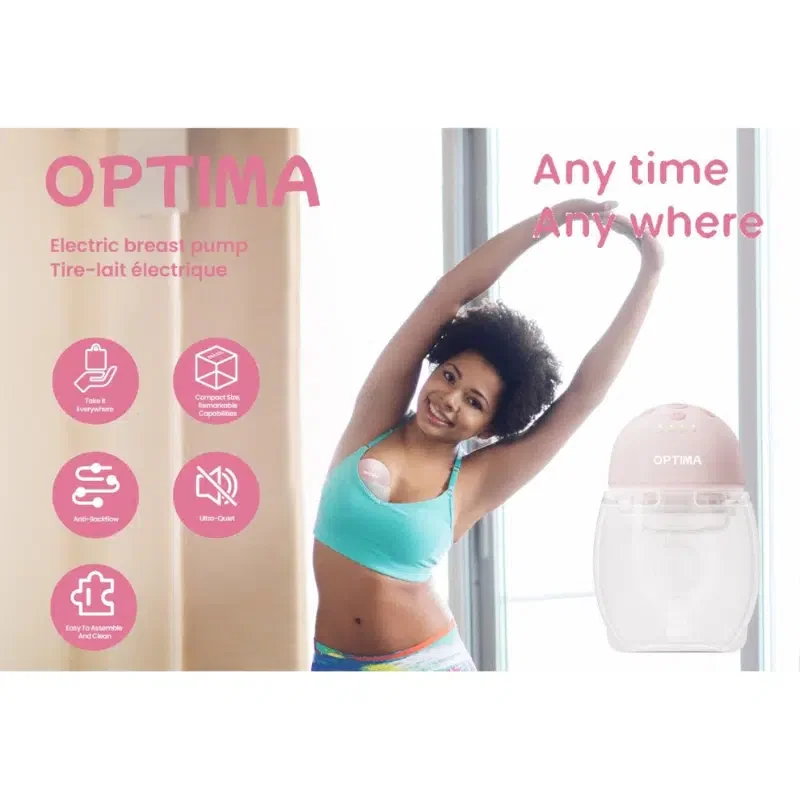 Optima tire-lait électrique mains libres (4) bebemaman
