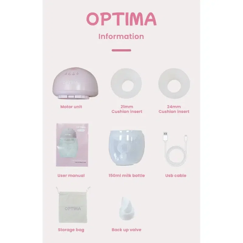 Optima tire-lait électrique mains libres (6) bebemaman
