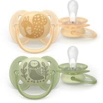Philips Avent Lot 2 sucettes Ultra Soft 6-18m Forest friends