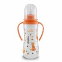 Pur biberon avec poignée 250ml chat orange