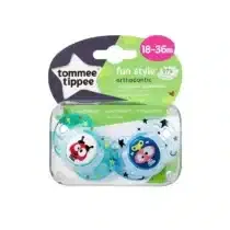Tommee Tippee sucette Fun Style 18-36 mois bleu