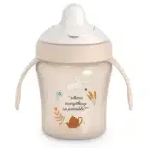 Tasse apprentissage Suavinex 200 ml Rose – gobelet anti-fuite