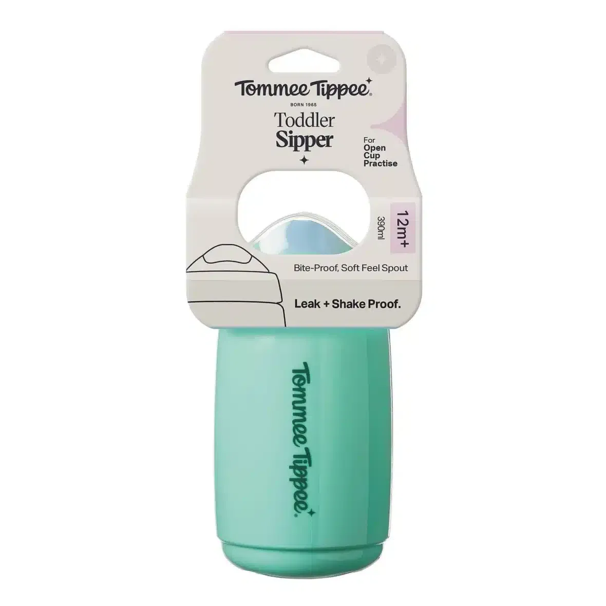 Tommee Tippee gobelet avec bec 390ml 12m+ (2) bebemaman