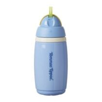 Tommee Tippee Tasse isotherme avec paille active Bleu 12m+ 266ml