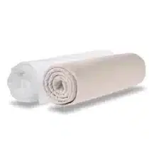 alèse imperméable bébé 70x140 Domiva blanc nude