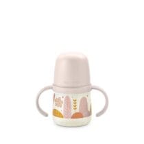 biberon silicone Suavinex Entrena 150ml rose