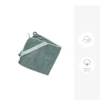 cape de bain bébé Doomoo Dry'n Play vert