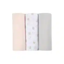 Beaba Lot de 3 Langes Gygne en coton