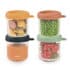Beaba Lot de 4 Portions de Conservation en verre 250ml prix Maroc | Bebemaman.ma