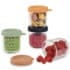 Beaba lot 4 portions conservation verre 250ml