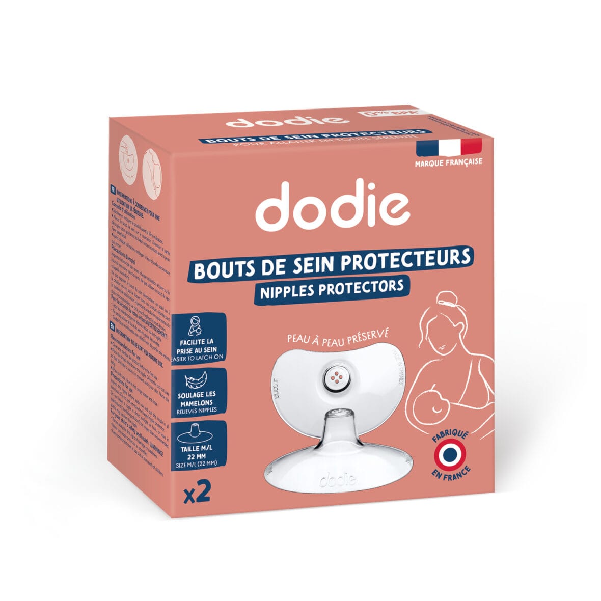 Dodie Bouts de Sein Anatomiques x2