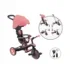 Globber Tricycle Explorer 4en1 Évolutif Rose bébé
