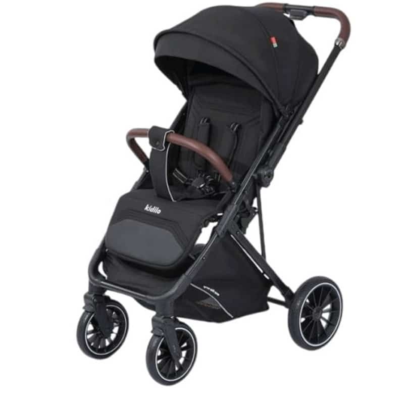Kidilo Poussette Valise Réversible 6530 – Noir
