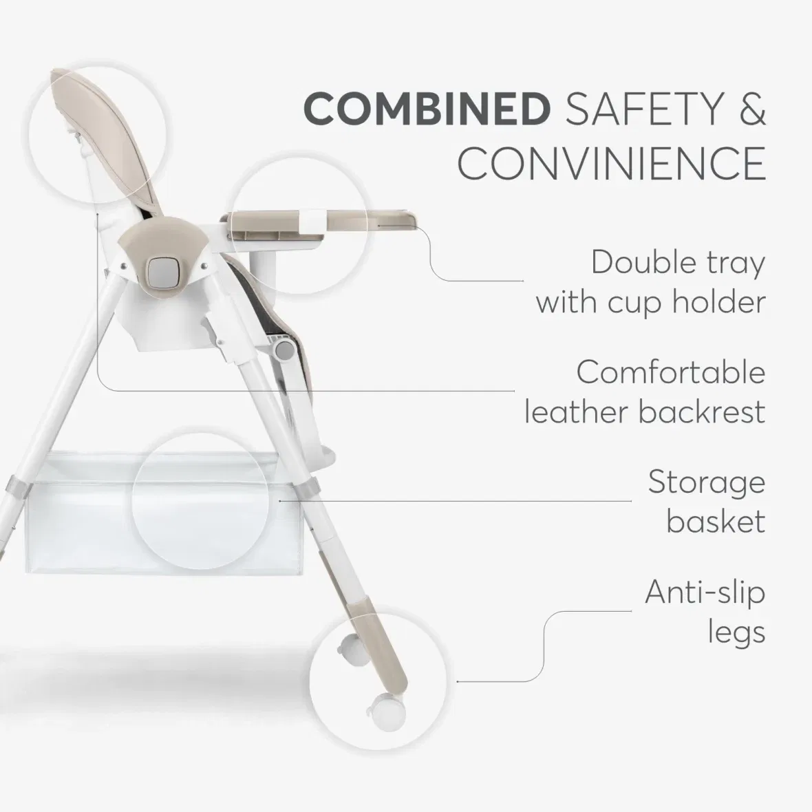 Kikkaboo Chaise haute Spicy (7) bebemaman