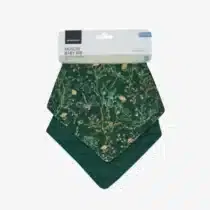 Kikkaboo Lot de 2 bavoirs en mousseline