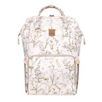 Kikkaboo Sac à Langer Siena Luxe Beige Secret Garden élégant