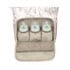Kikkaboo Sac à Langer Siena Luxe Beige Secret Garden élégant