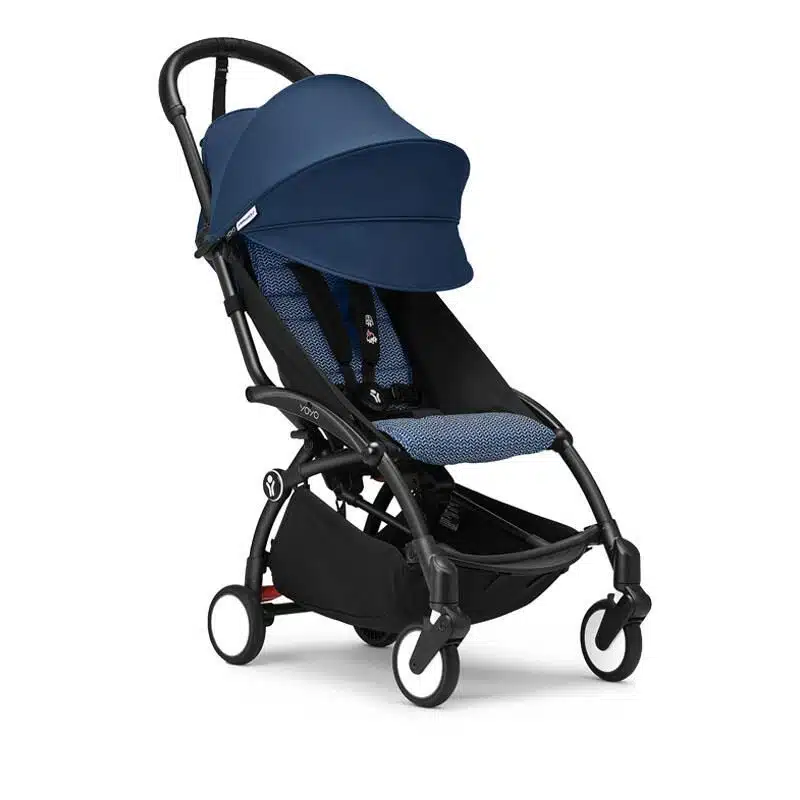 Stokke Poussette YOYO³ Pack 6m+ Air France Bleu Cadre Noir -2- bebemaman
