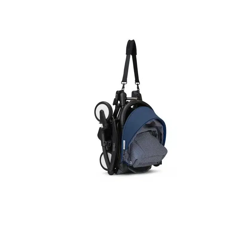 Stokke Poussette YOYO³ Pack 6m+ Air France Bleu Cadre Noir -7- bebemaman