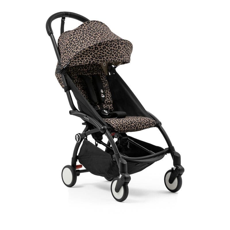 Stokke Poussette YOYO³ Pack 6m+ Léopard Cadre Noir