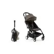 Poussette Stokke YOYO³ Pack 6m+ Léopard Cadre Noir