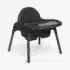chaise haute Kikkaboo Jammy Noir 2en1