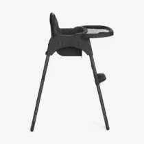 chaise haute Kikkaboo Jammy Noir 2en1