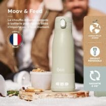 chauffe biberon nomade rechargeable Babymoov vert