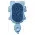 BBox brosse et éponge de bain bébé bleu
